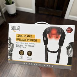 Everlast Cordless Neck Massager With Heat