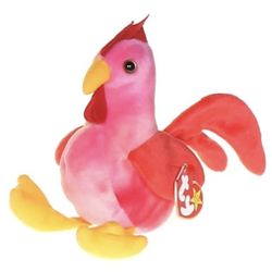 TY Beanie Babies Strut the Rooster Plush