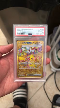 PSA 10 Gem Mint Pikachu ex Ultra Rare Japanese Pokemon Card
