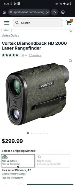 Diamondback HD 2000 Laser Rangefinder