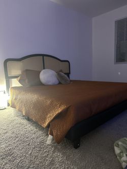 King Bed Frame W/ Mattress