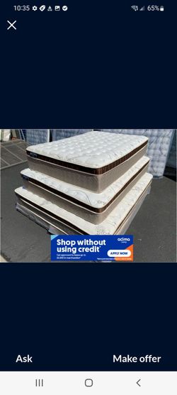 Queen Organic Cloud edition Europillow Top 12inch Matres!