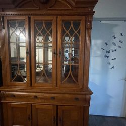 Wooden China Cabinet 