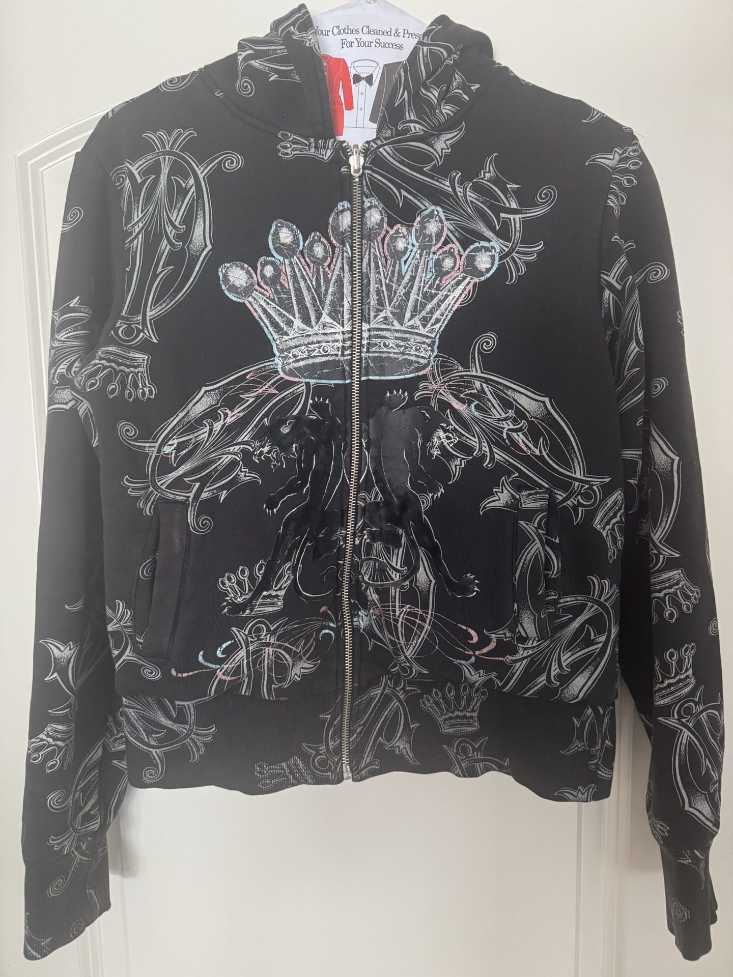 Christian Audiger Ed Hardy Hoodie boys Large reversible