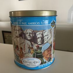 Tin Can canister TRAILSEND GOURMET POPCORN  Vintage Limited edition Boy scouts 
