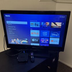 Emerson 30’ inch TV with BRAND NEW Roku!