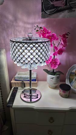 2  crystal lamps for bedroom or living room