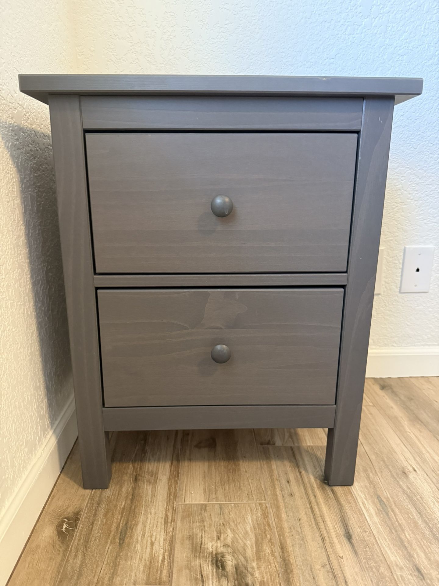 Grey Bedside Table