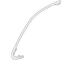 Genuine General Motors 2019-2026 GMC SIERRA 1500 DENALI SLE SLT ULTIMATE Molding Asm-Frt S/D Wdo Upr Rvl