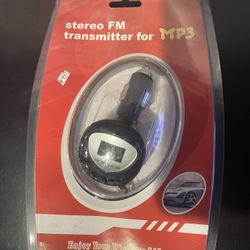 Car wiriless stereo FM transmitter for MP3