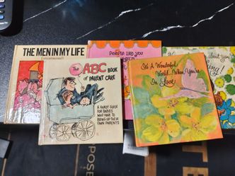 Lot of 5 Vintage Hardcover Humor Gift Books