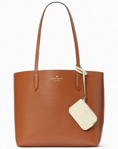 Kate Spade Tan and Cream Tote Bag