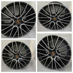 Cayenne 21" Factory GTS Porsche Wheels Rims OEM Italy 