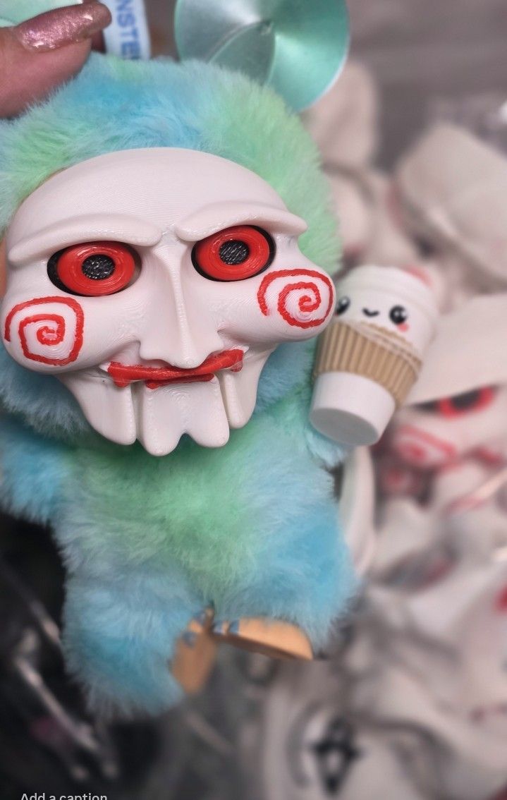 Labubu Halloween Masks 3d Printed