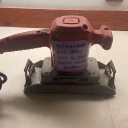 Milwaukee Heavy Duty 1/2 Sheet Random Orbital Sander Model 6014