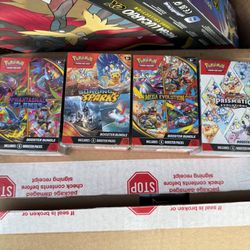 Surging Sparks / Mega Evolution / Phantasmal Flames / Prismatic Evolution / Booster Bundle For Sale