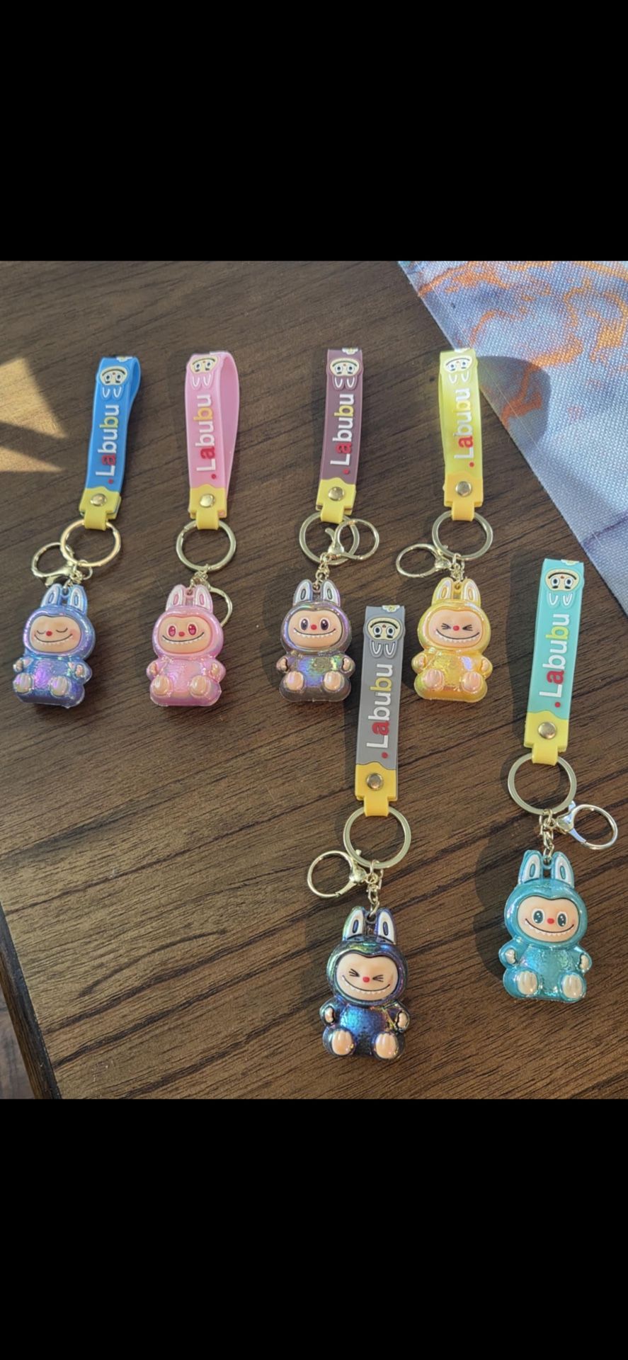 Labubu Keychain Bracelets
