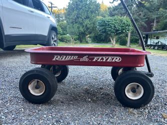 Red Wagon w/real tires!