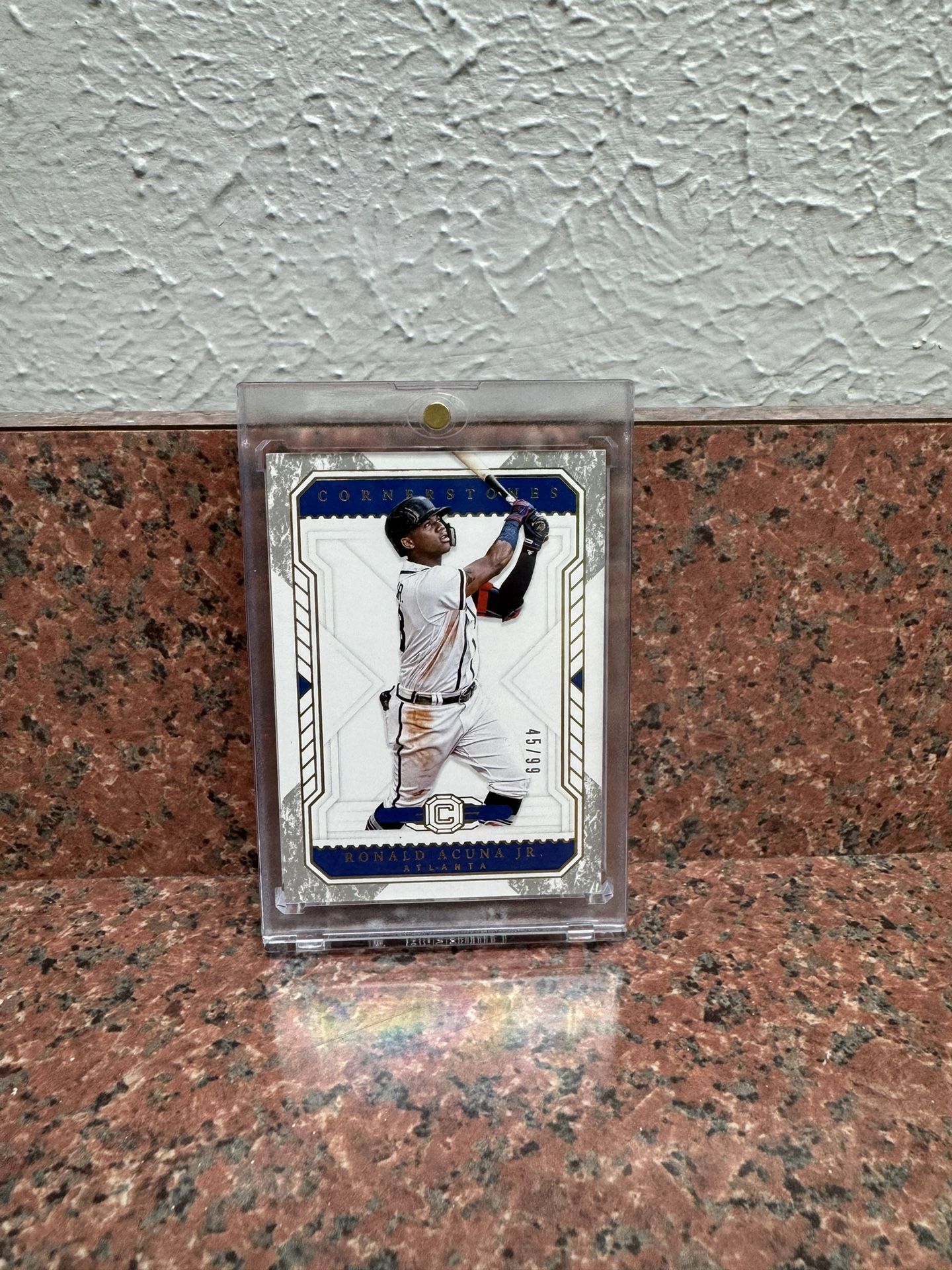 2019 Panini Cornerstone Ronald Acuna Jr /99 #35