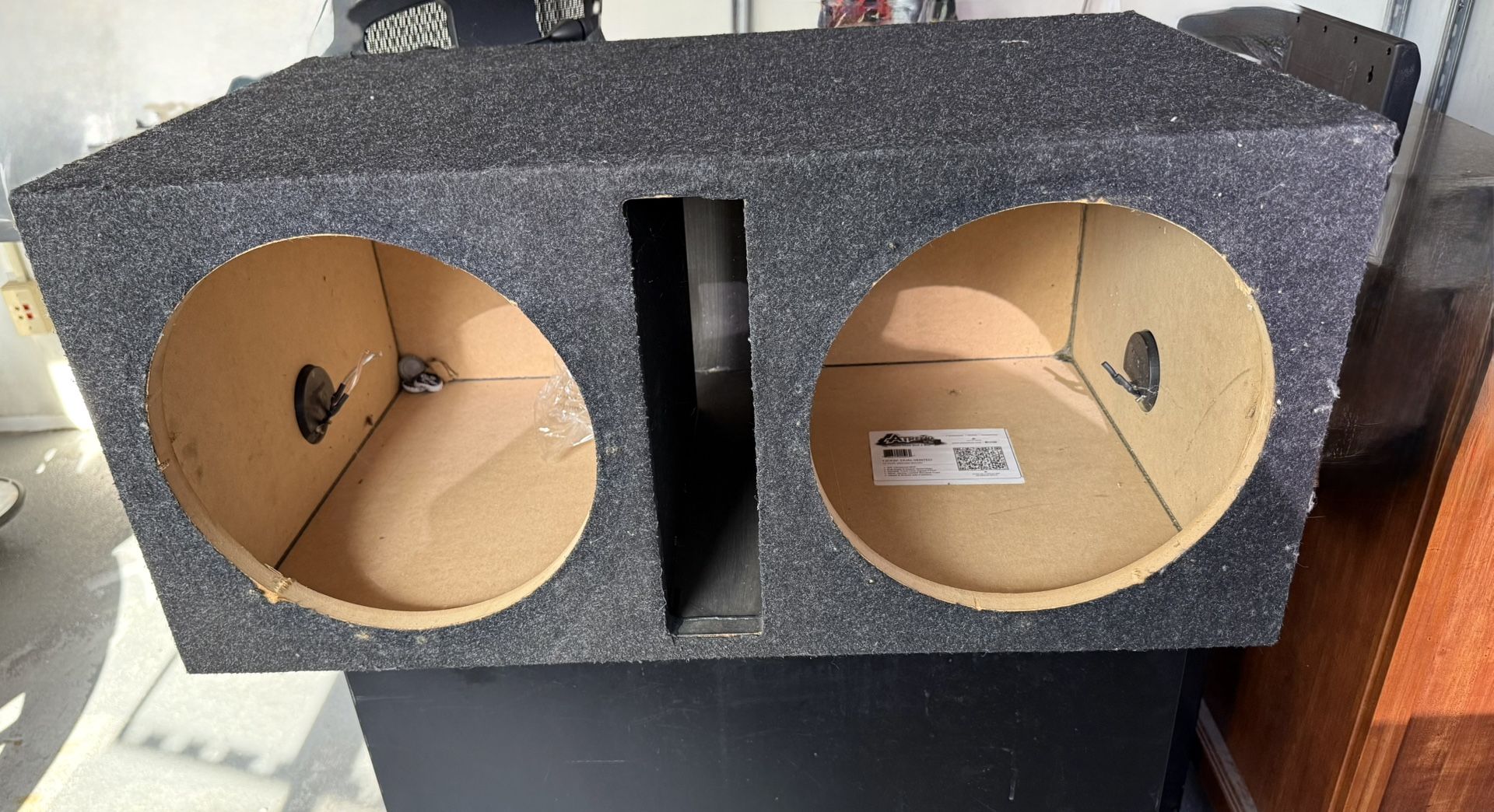 Atrend BBox Series 12" Dual Vented Subwoofer Enclosure,