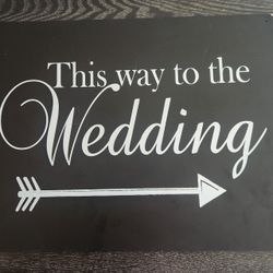 Wedding Sign This Way To The Wedding 