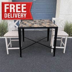Pub Table W/2 Chairs