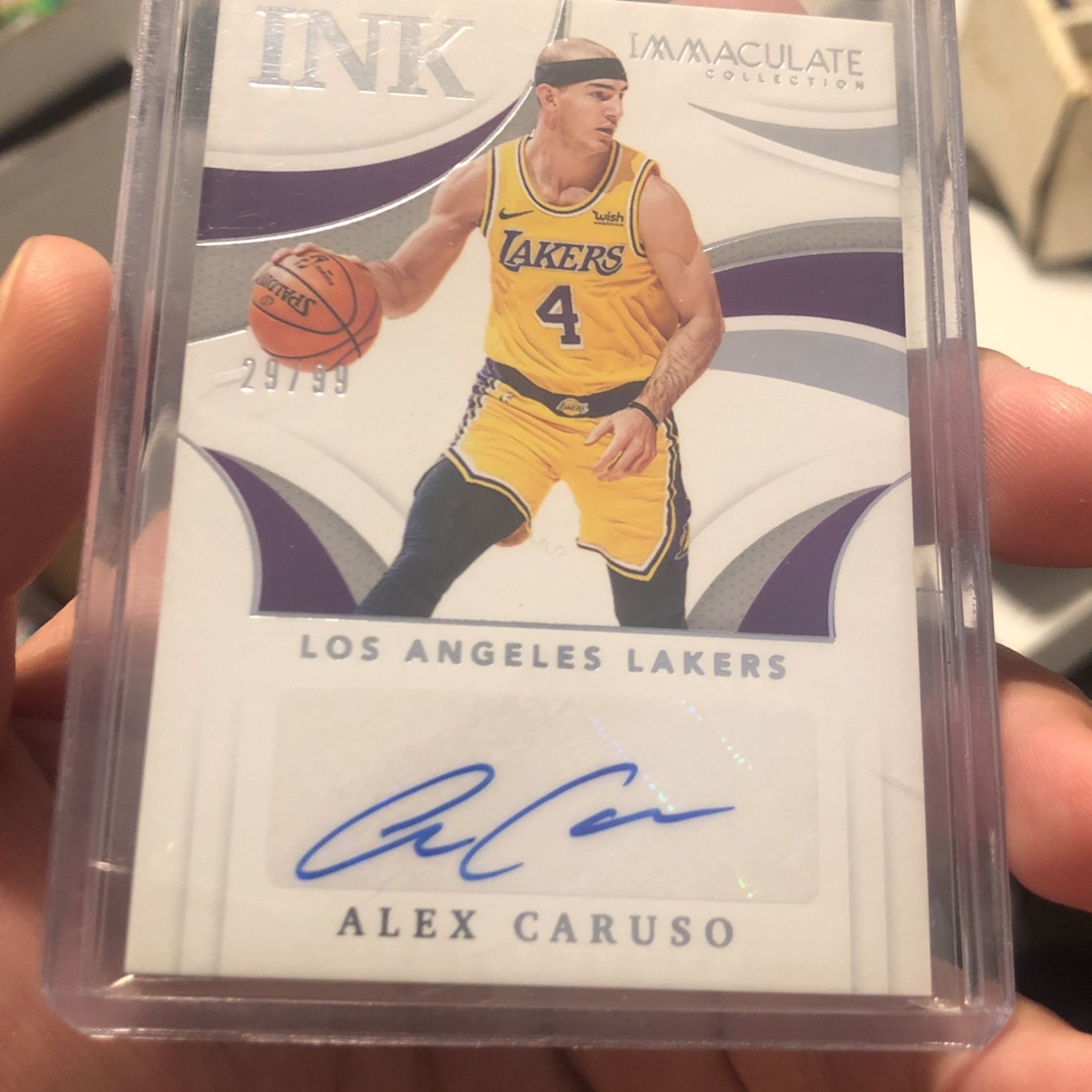 Alex Caruso Immaculate Auto /99