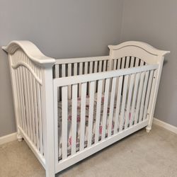 White Baby Crib