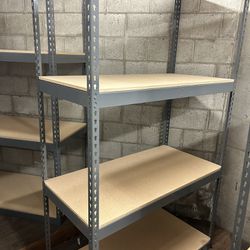 Shelving 48 in W X 24 in D Boltless Shed Storage Shelves Heavy Duty Stronger Than Homedepot & Lowes Racks Delivery Available