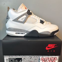 Jordan 4 Retro White Cement (2025) Sz. 12