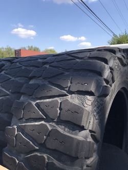 Nitto Mud Grapples Extreme Terrain Tires. 35 1250/18
