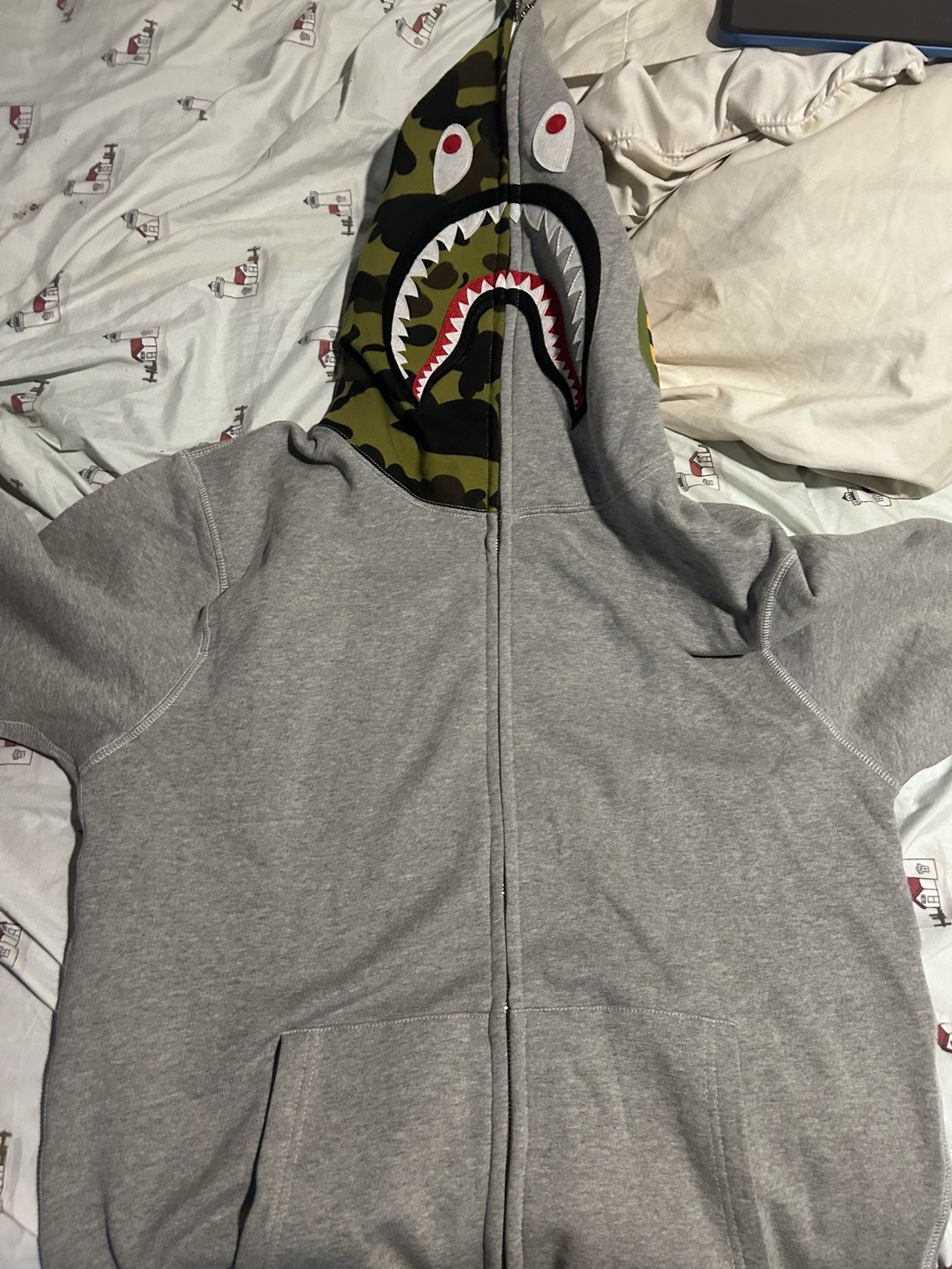 Grey Bape Hoodie