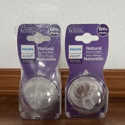 Philips AVENT Natural Response Nipples (Flow 5, 6m+)