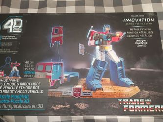 Transformers Optimus Prime 4D Build Puzzle Model Kit