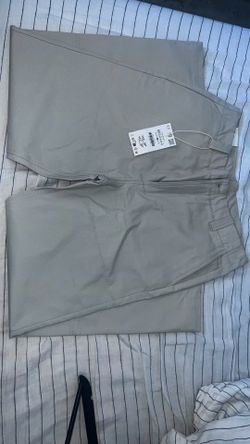 Zara straight pants beige/cream
