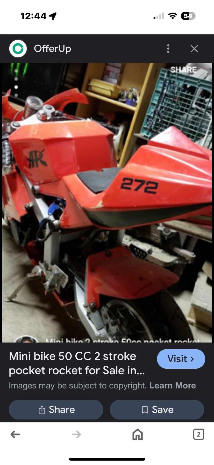 Mini Bike pocket rocket