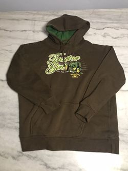 Tractor Girl John Deere Hoodie Size L