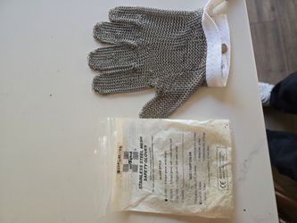 Stainless mesh safey gloves