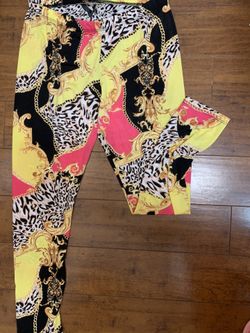 Leggings, dresses, sweaters, etc