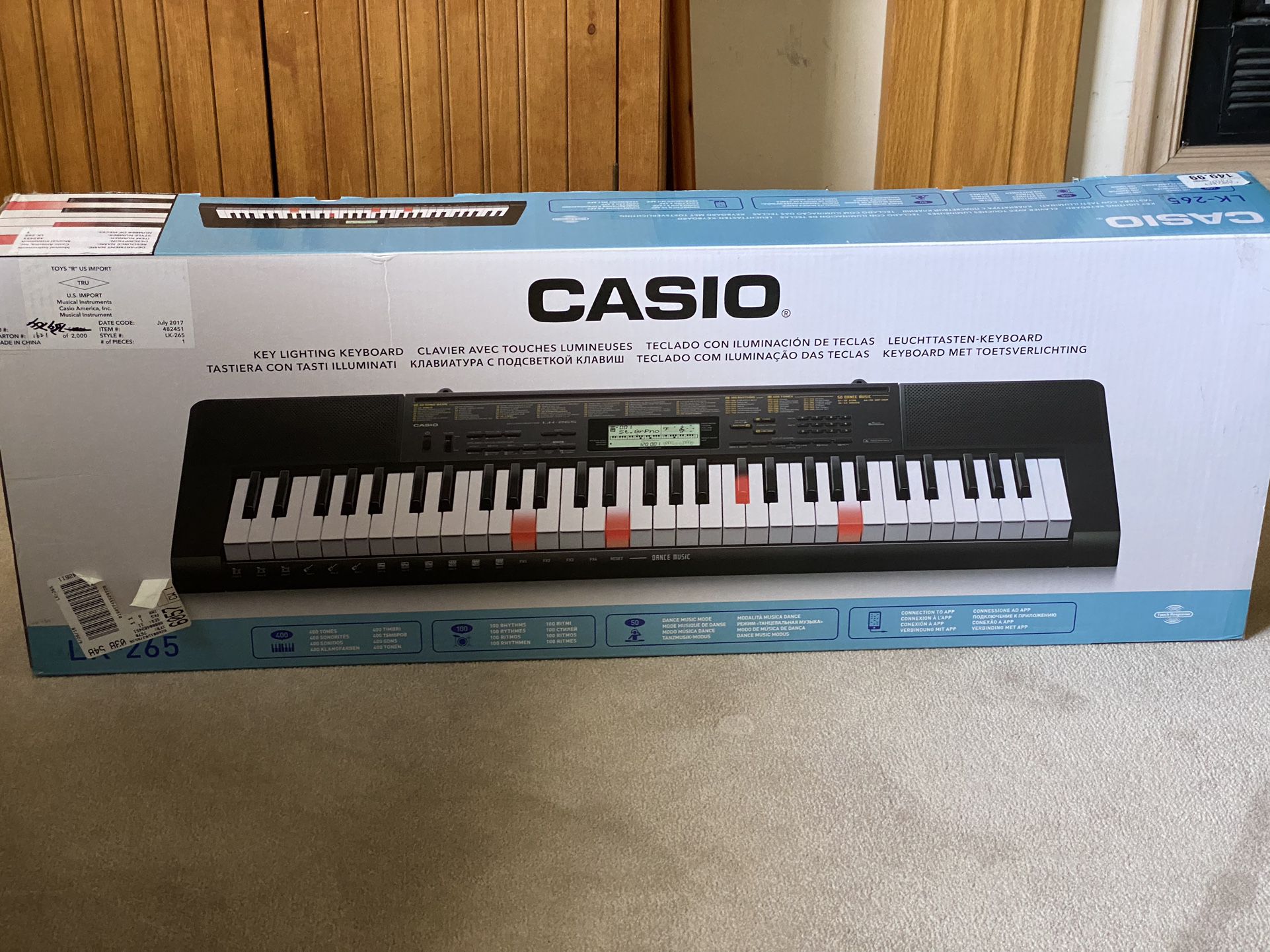 CASIO Lighting with Keyboard Stand Sale in Champaign, IL - OfferUp