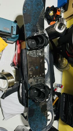 Burton Process Off-axis snowboard with Burton Genesis EST binding