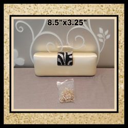 NEW GORGEOUS GOLD CLUTCH PURSE