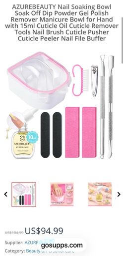 Nail gel remover kit