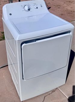 GE White Electric Dryer