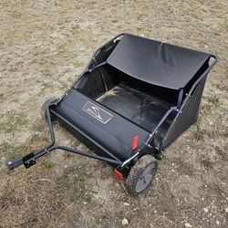 42" Inch Brinly Tow Behind Lawn Sweeper For Lawn Tractors And Zero Turns