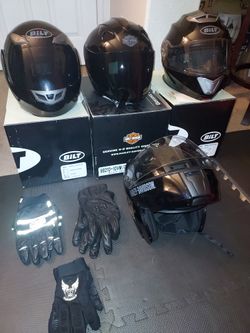 Helmets And Gloves