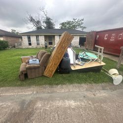 FREE FURNITURE, REFRIGERATOR, FCFS (811 Hollycrest in Channelview)