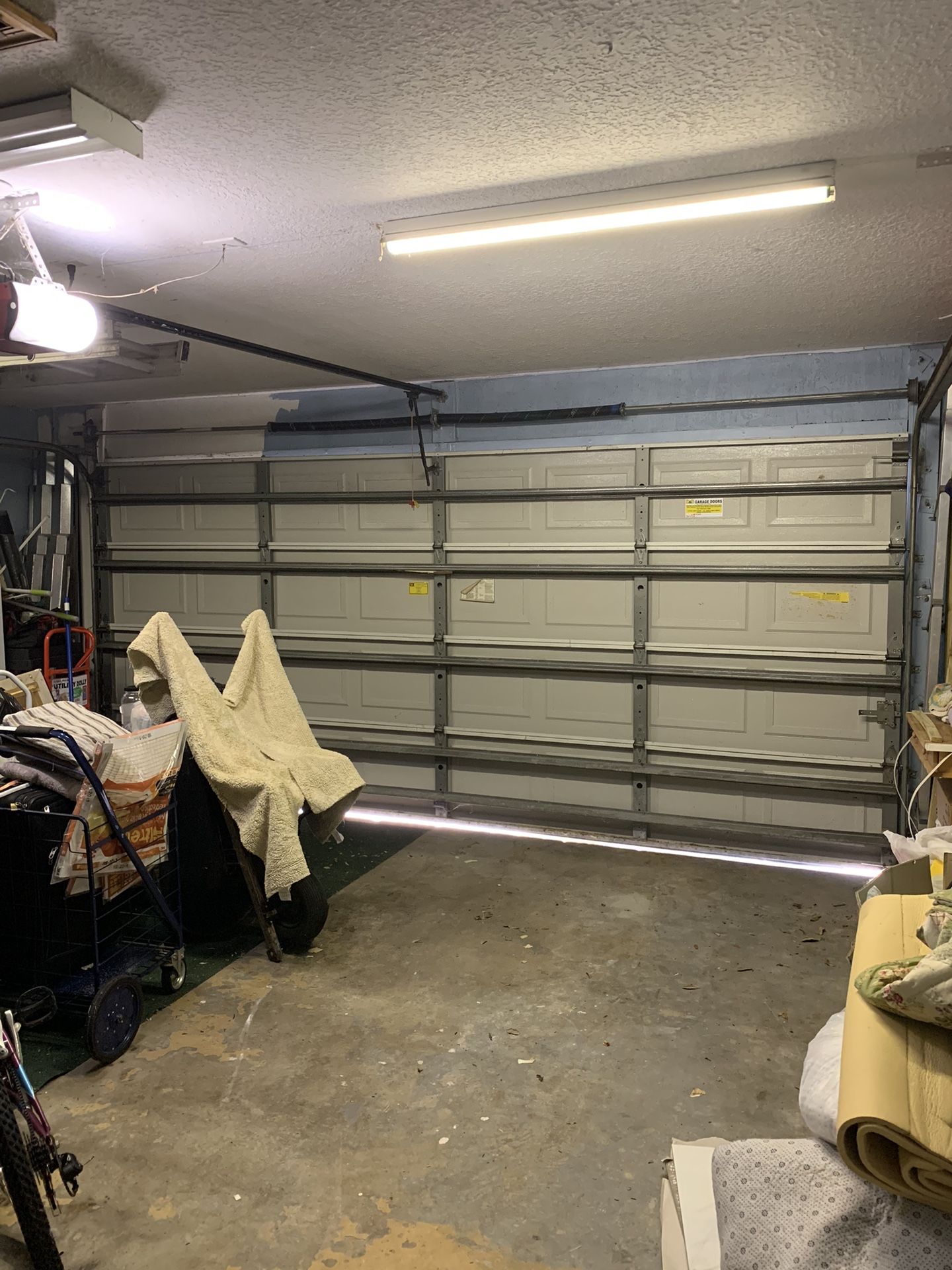 Garage Door Spring Replace And Adjustment