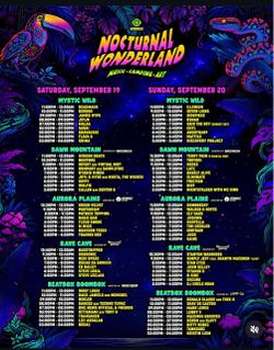 Nocturnal Wonderland 2026 VIP