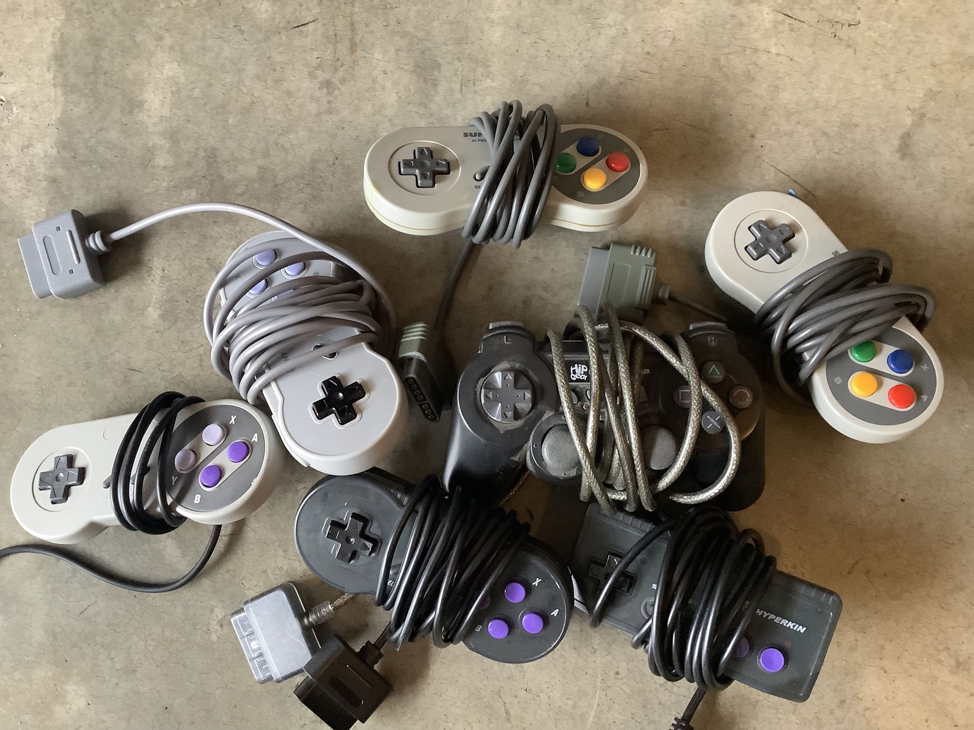 3rd Party Nes SNES Ps2 Controllers